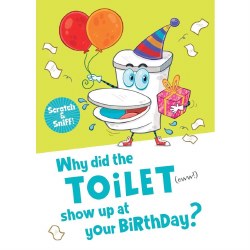 Potty Party Birthday Card