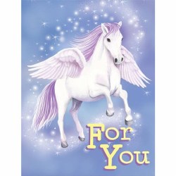 Pegasus Glitter Gift Enclosure