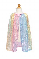 Ombre Sequins Cape 4-6y