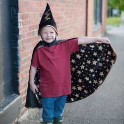 Wizard Cape and Hat 4-6y