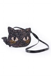Cat's Meow Black Kitty Purse