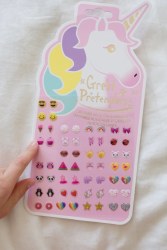 Unicorn Sticker Earings