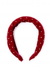 Sparkle Red Velvet Headband