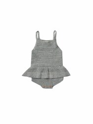 Knit Romper Sea 3-6m
