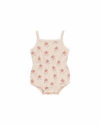 Cinch Romper Tulips 0-3m