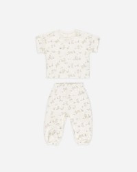 Jersey Tee+Pant Set Bunny 2-3Y