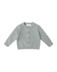 Knit Cardigan Steel Blue 6-12m