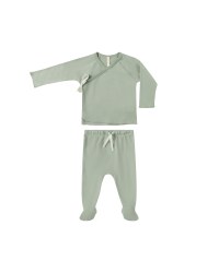 Kimono + Pant Set Fern 0-3m