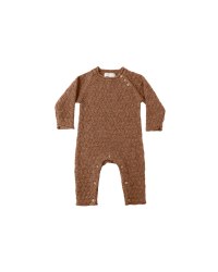 Cozy Knit Jumpsuit Cedar 0-3m