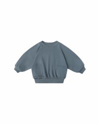 Pocket Sweatshirt Ocean 12-18m