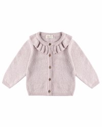 Ruffle Cardigan Lilac 4-5Y