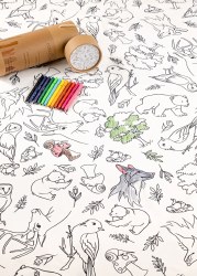 Coloring Tablecloth Forest