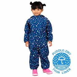 Puddle-Dry Rainsuit Terrazzo 4T