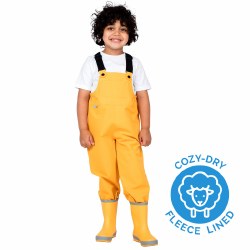 Cozy Dry Rain Bibs Yellow 3T