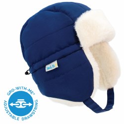 Toasty-Dry Trapper Hat Blue Sm