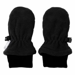 Fleece Mittens Black Medium