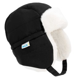 Toasty-Dry Trapper Hat Black S