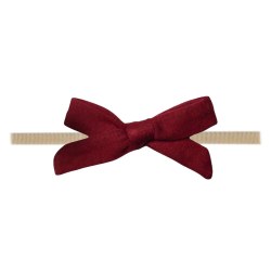 Ribbon Nylon Bow Ruby