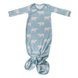 Newborn Knotted Gown Peanut