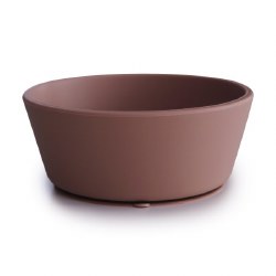 Silicone Suction Bowl Mauve