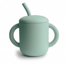 Straw Training Cup Cambridge Blue