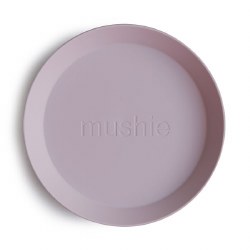 Round Dinnerware Plates Lilac