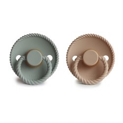 Pacifier Sage/Croissant Sz 2