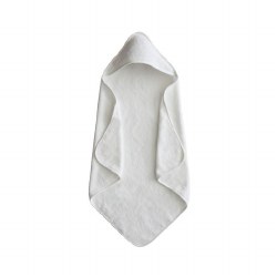 Organic Hooded Towel Pearl
