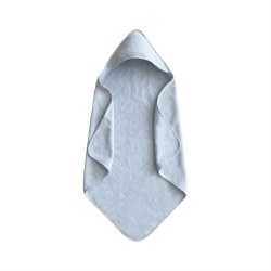 Organic Hooded Towel Baby Blue