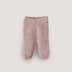 Chunky Knit Pants Blush 6-9m