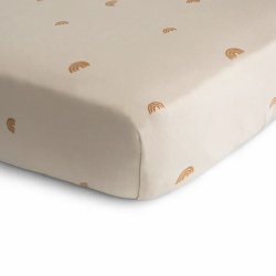 Stretchy Crib Sheet Rainbows