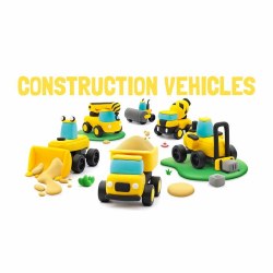 Hey Clay Construction Vehicles