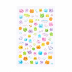 Itsy Bitsy Stickers Colorful Cats