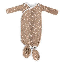 Newborn Knotted Gown Fawn