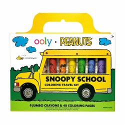 Snoopy School Coloring Travel