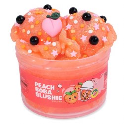Peach Boba Slushie