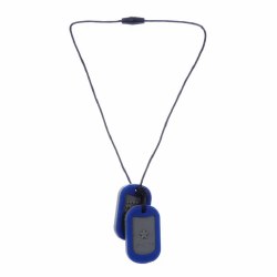 Jr Beads Dog Tag Blue