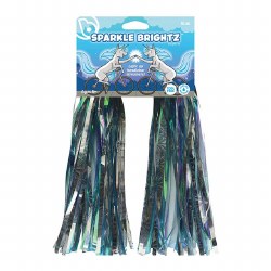 Blue LED Handlebar Streamers