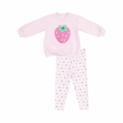 Strawberry Sweat Set 12-18m