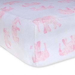 Crib Sheet Blossom Elephant