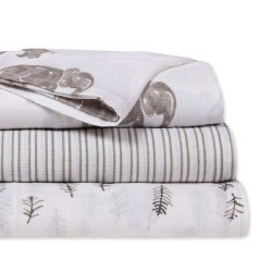 Muslin Blankets Elephants Fog