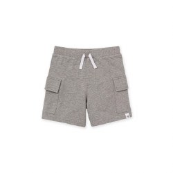 Grey Cargo Shorts 6-9m