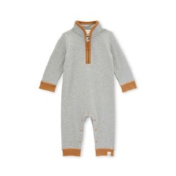 Collard Jumpsuit Grey 0-3m