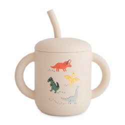 Straw Training Cup Dinosaurs