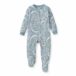 Fleece PJs Moon Blue 6-9m