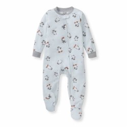 Fleece PJs Penguins NB