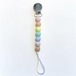 Paci Clip Rainbow Pastel