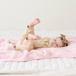 Bamboni Receiving Blanket Pink