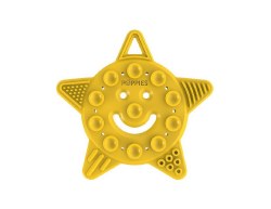 Poppies Teether Star Yellow