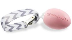 The Teething Egg Baby Pink